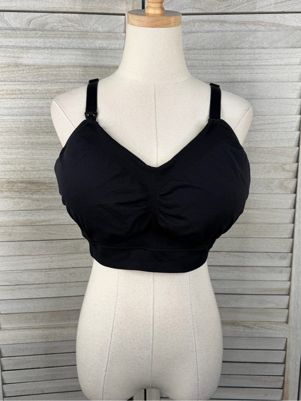KINDRED BRAVERLY Sublime Hands Free Pumping & Nursing Bra Black-XL (busty)